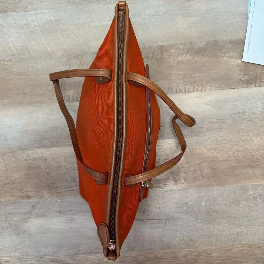 Coach Orange Sawyer Tote Bag